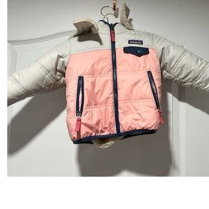 EUC Patagonia Kids Reversible Tribbles Hoody Puffer Jacket in size 12-18 months